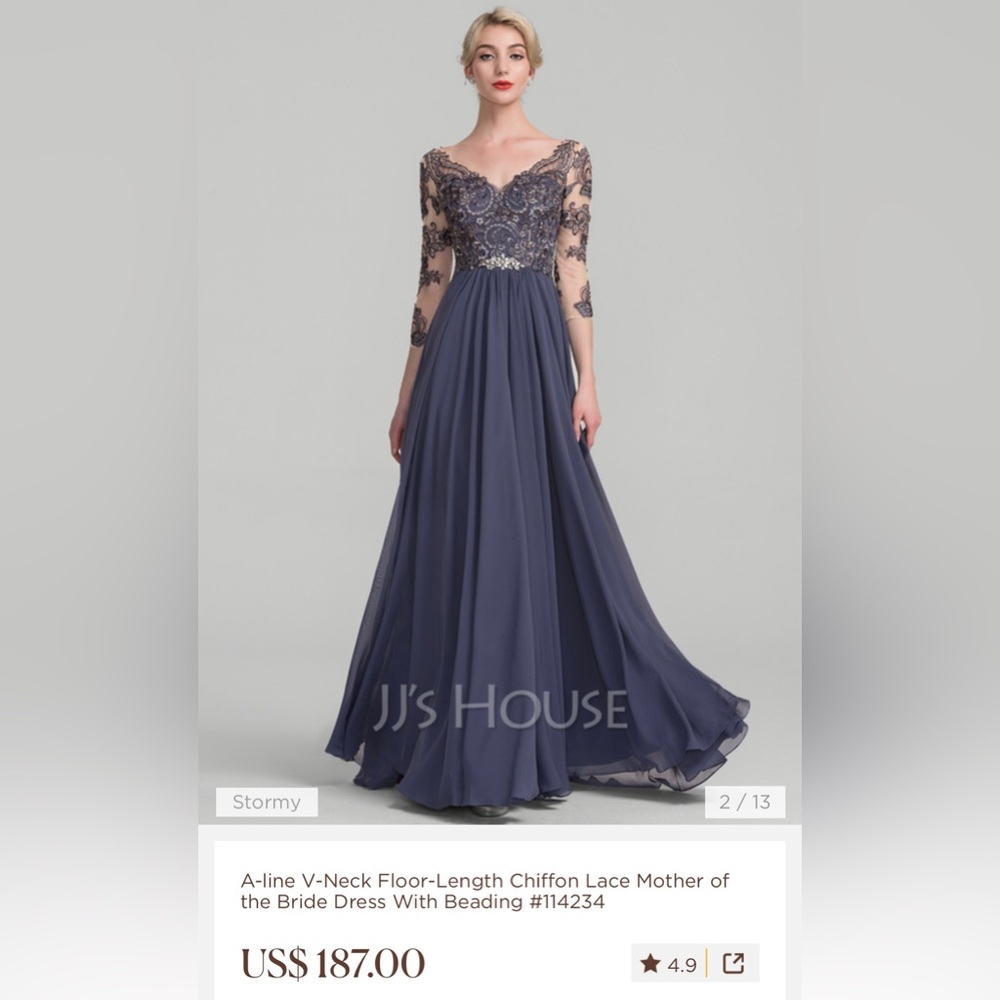New with tags still on!!! It is a fancy dress for special occasion.